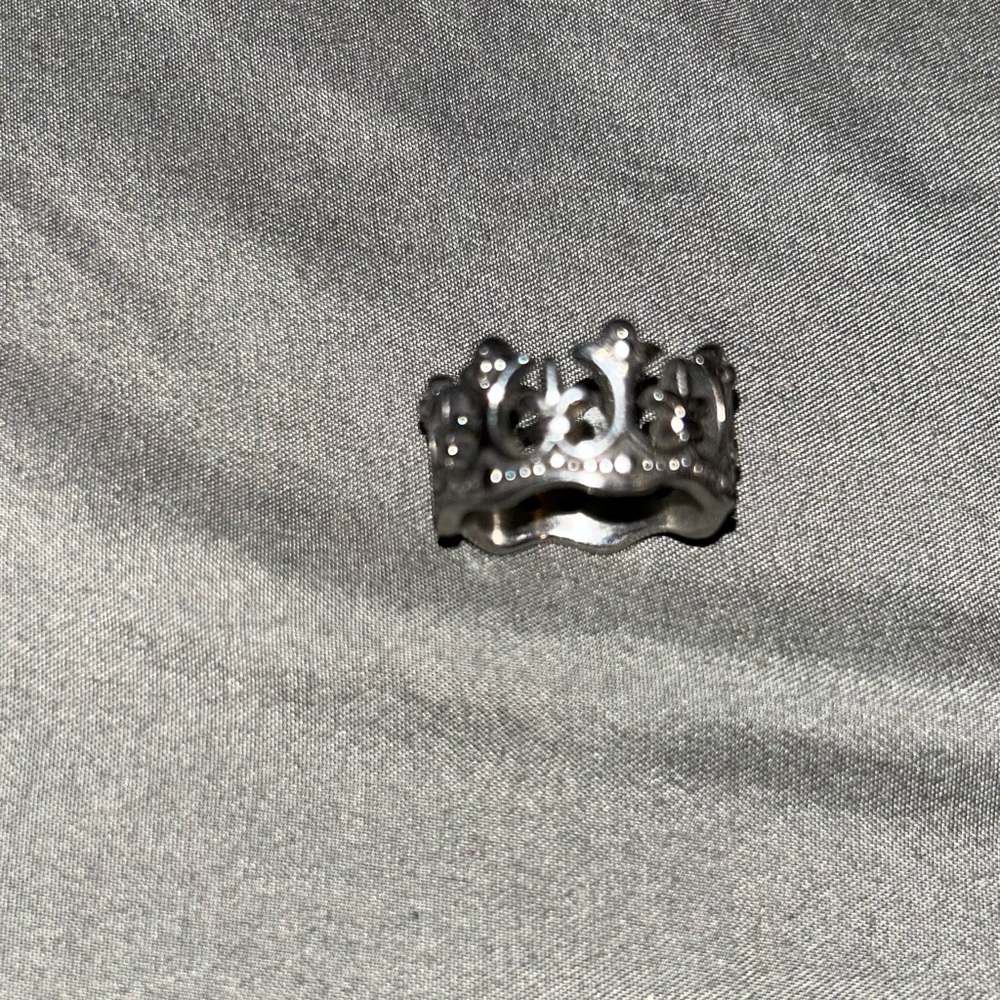 Silver Crown Ring
